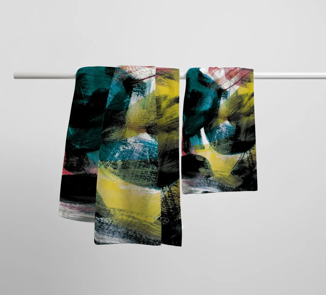 Abstract Artwork Colourful #4 asciugamano da bagno da kathrinmay