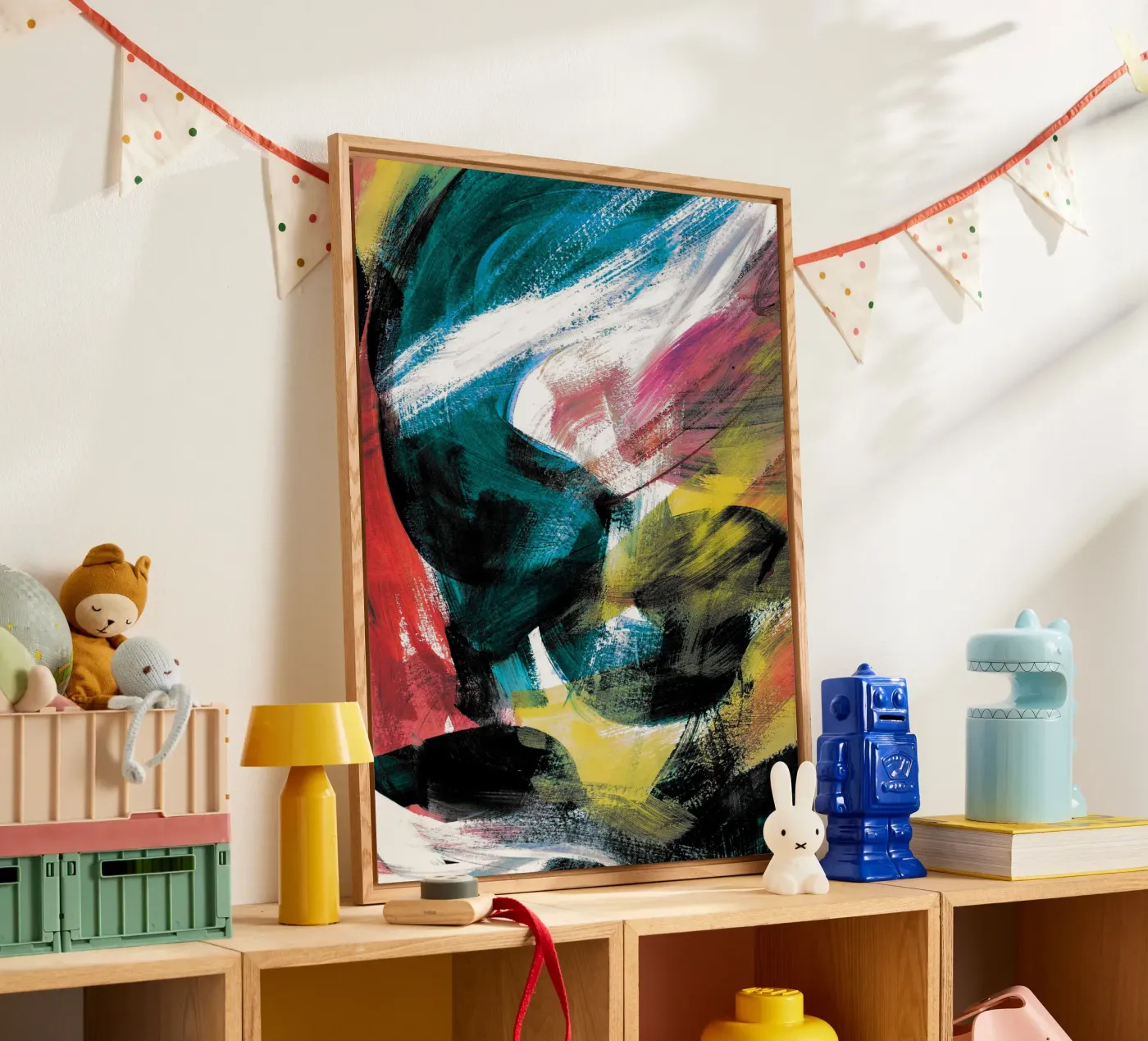 Abstract Artwork Colourful #4 plexiglass da kathrinmay