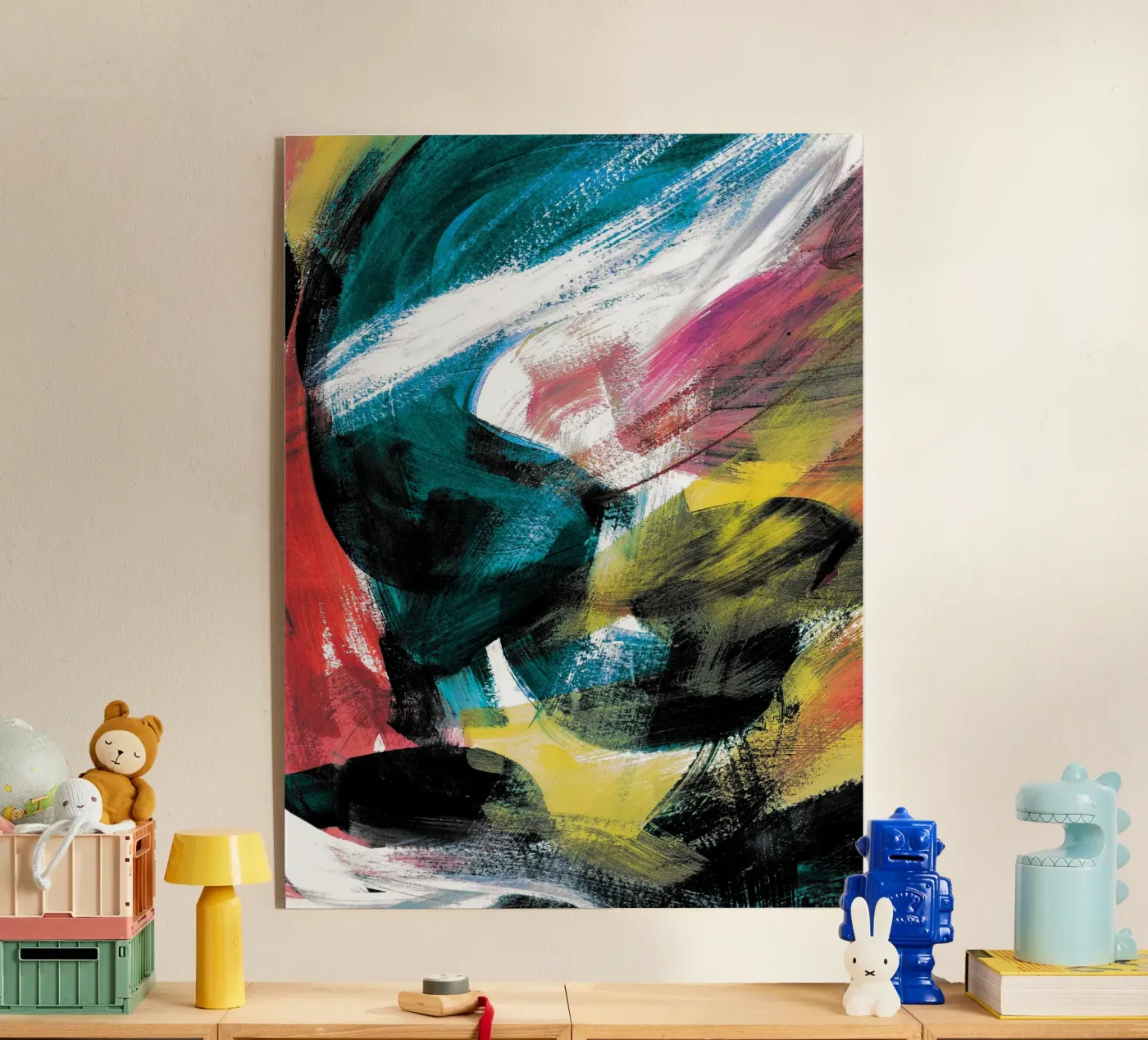 Abstract Artwork Colourful #4 plexiglass da kathrinmay