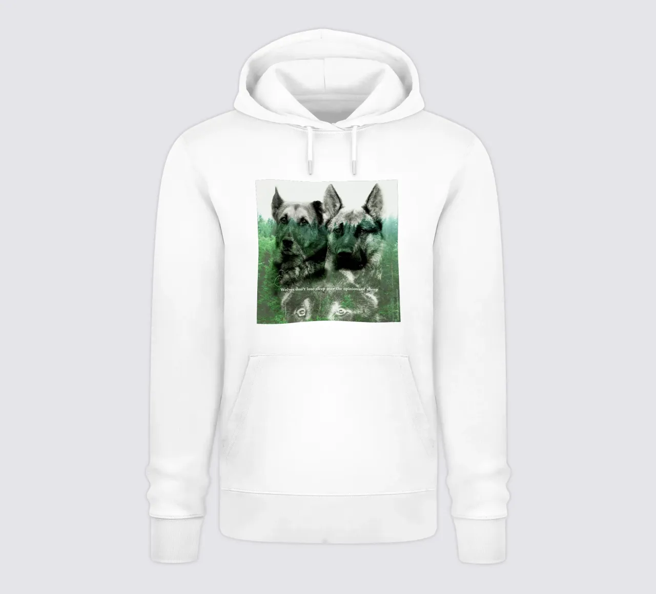 pastore tedesco felpa con cappuccio da Design by Soph