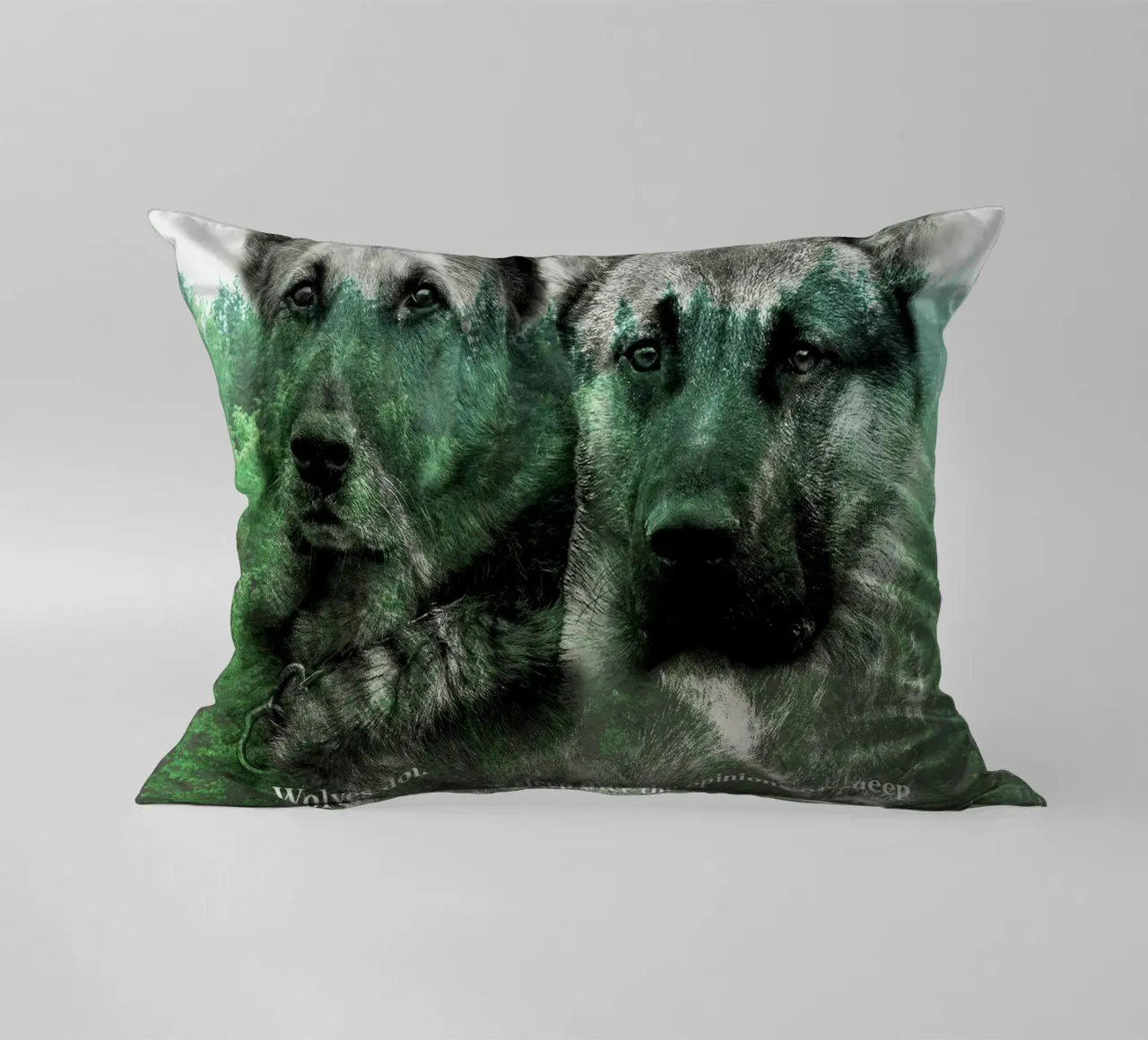 german shepherd decorative cushion by Design by Soph