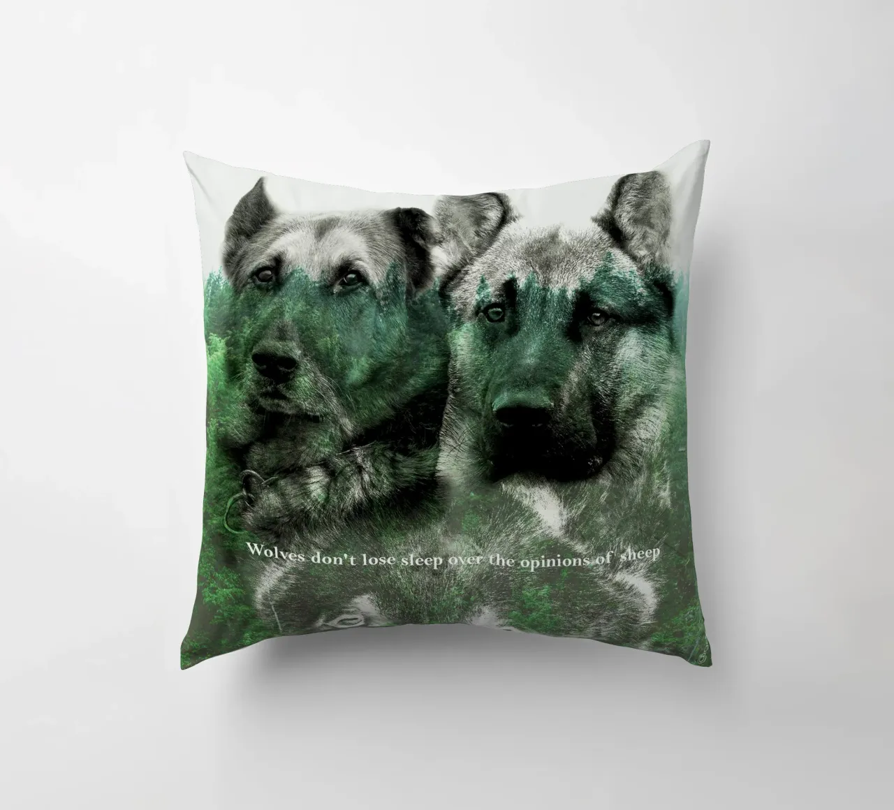 german shepherd decorative cushion by Design by Soph