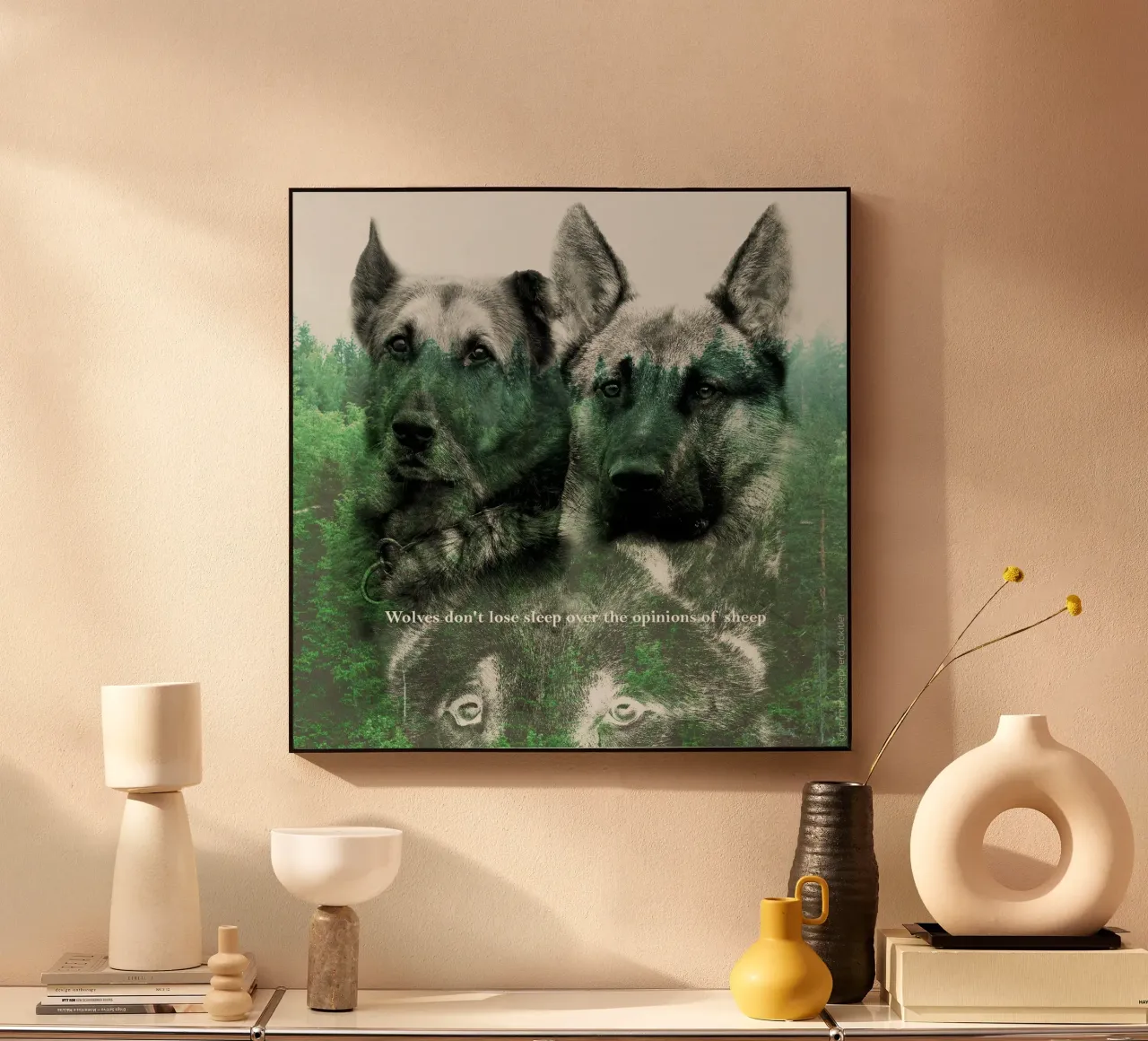 pastore tedesco plexiglass da Design by Soph