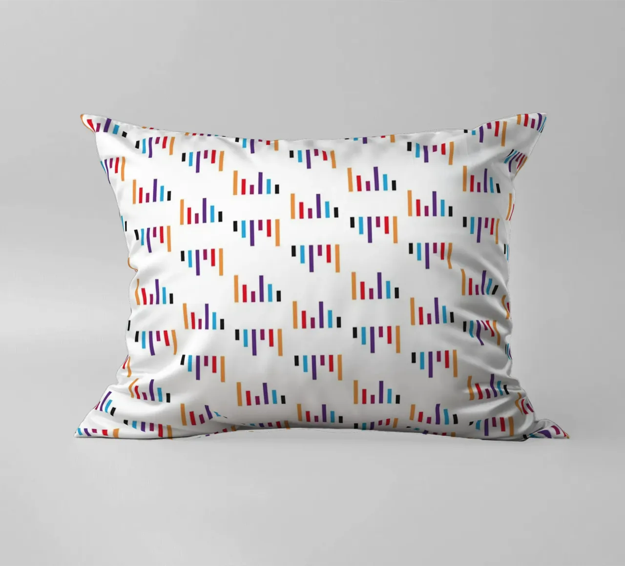 Parallel Lines #1 cuscino da kathrinmay