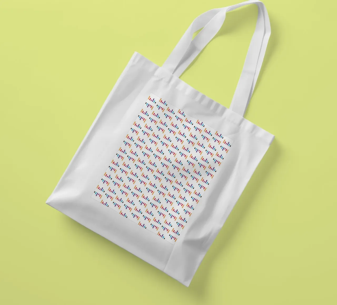 Parallel Lines #1 borsa in juta da kathrinmay