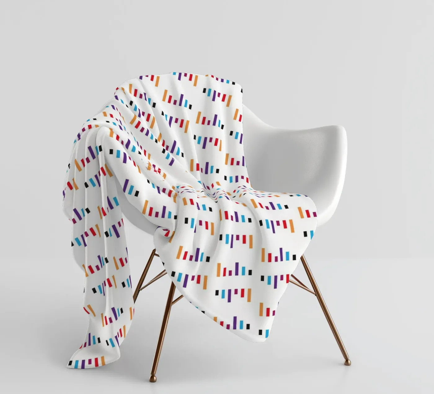 Parallel Lines #1 fleece blanket by kathrinmay