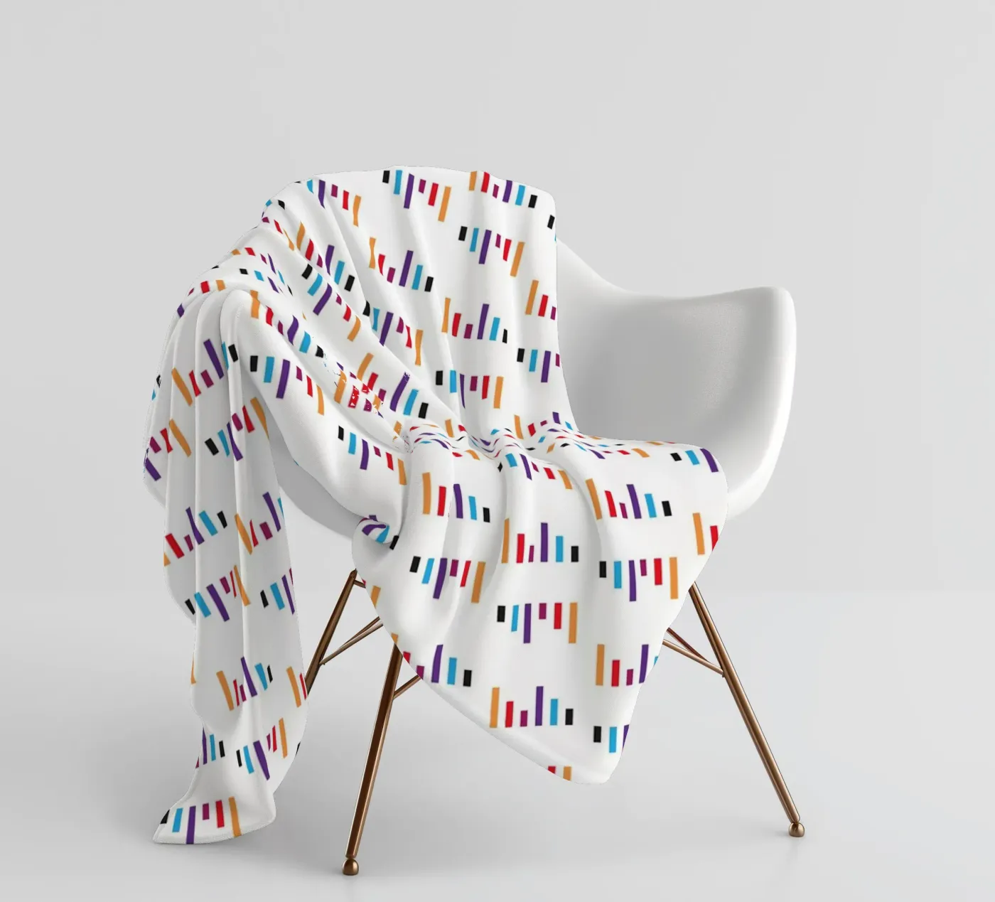 Parallel Lines #1 fleece blanket by kathrinmay