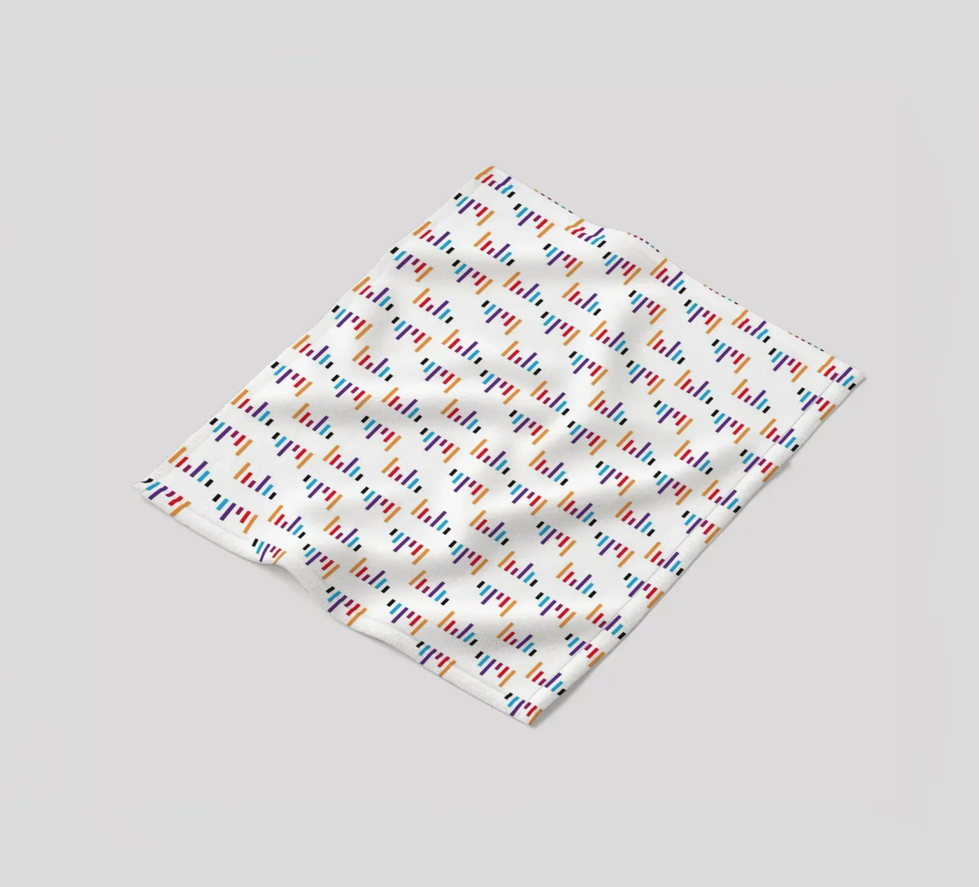 Parallel Lines #1 fleece blanket by kathrinmay