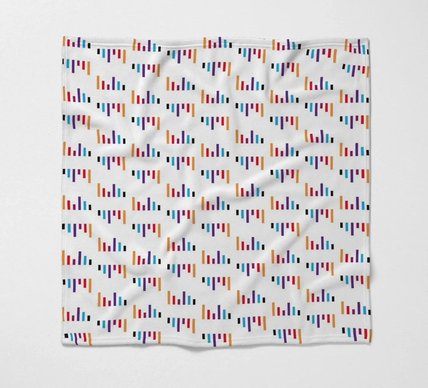 Parallel Lines #1 fleece blanket by kathrinmay