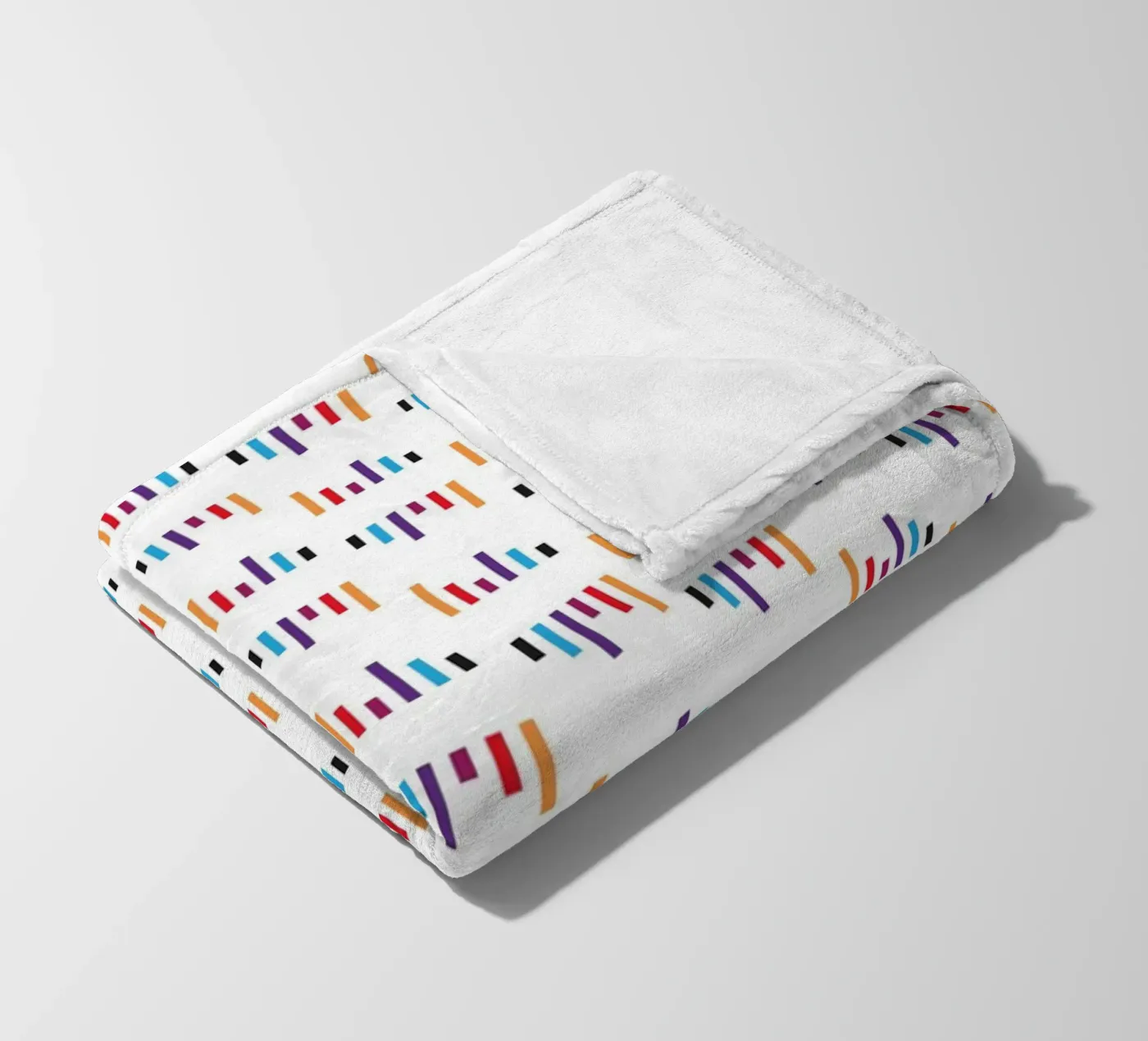 Parallel Lines #1 fleece blanket by kathrinmay