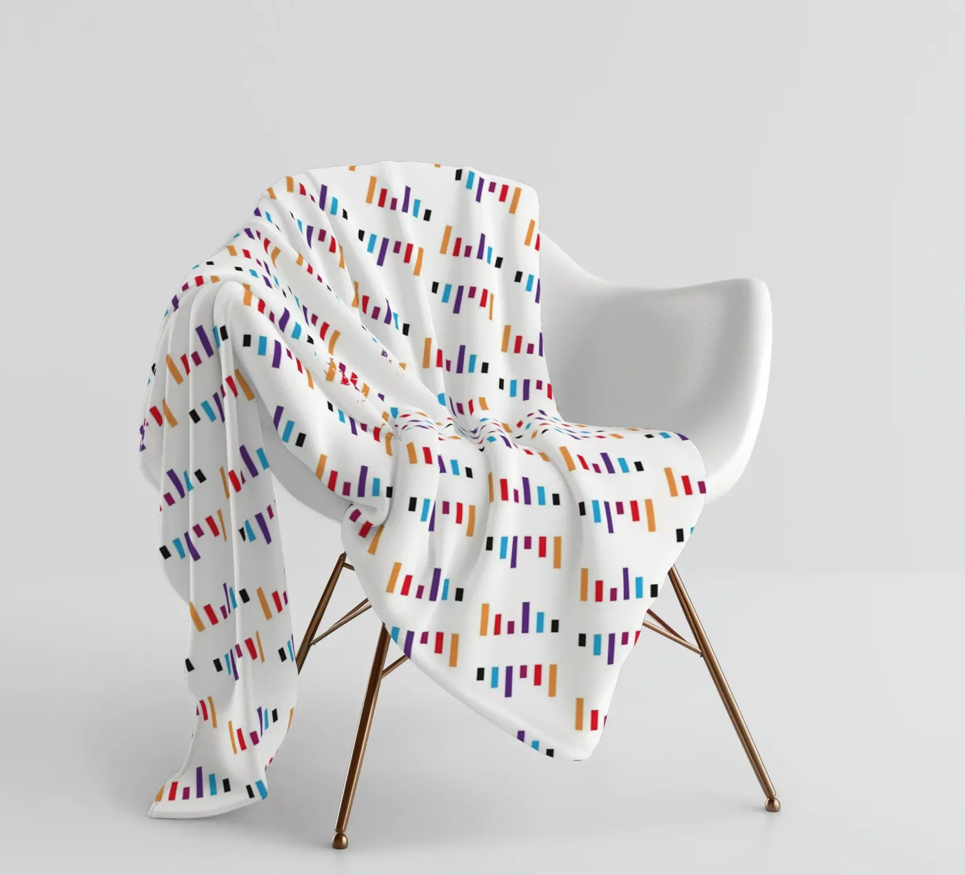 Parallel Lines #1 fleece blanket by kathrinmay