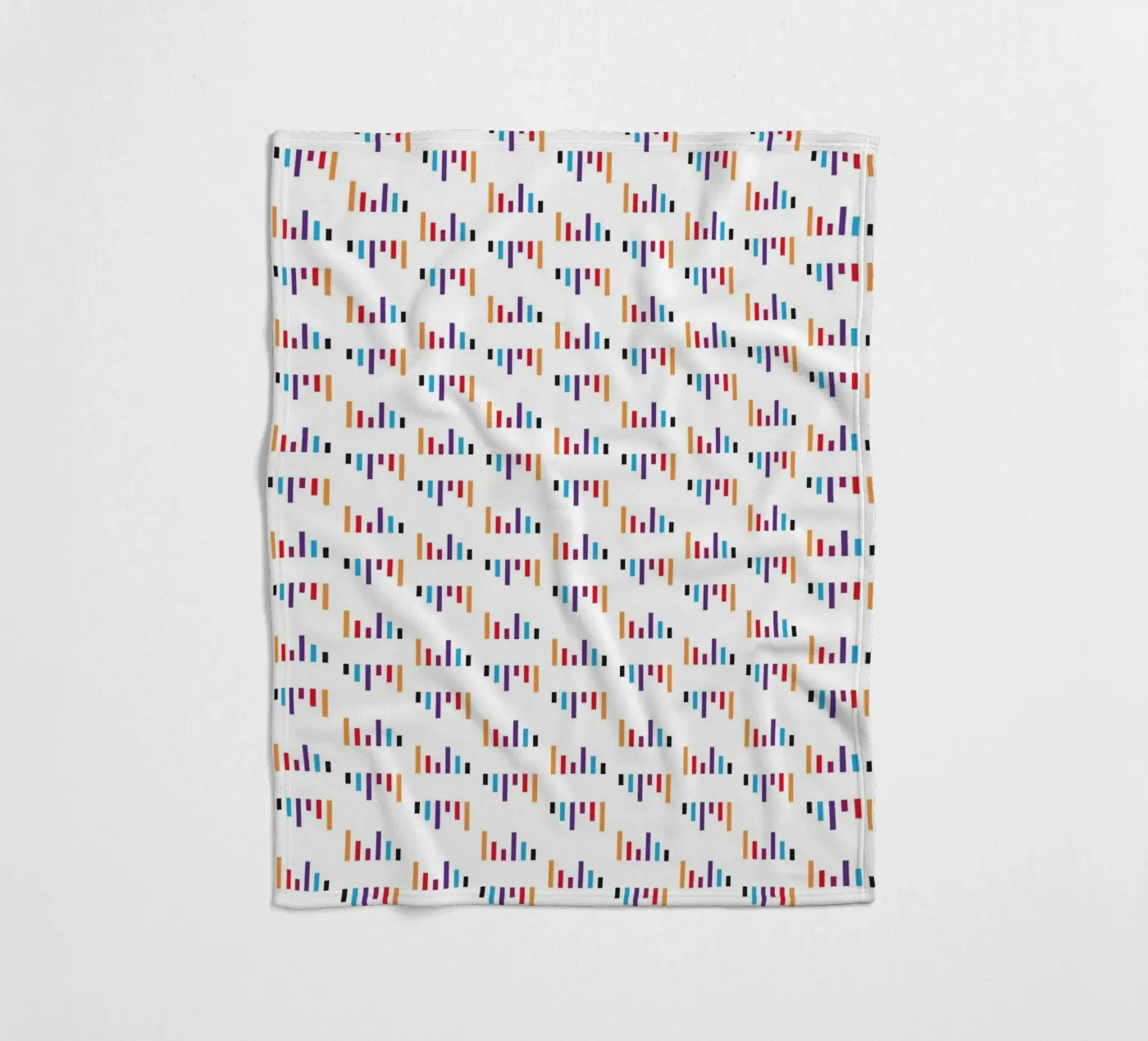 Parallel Lines #1 fleece blanket by kathrinmay