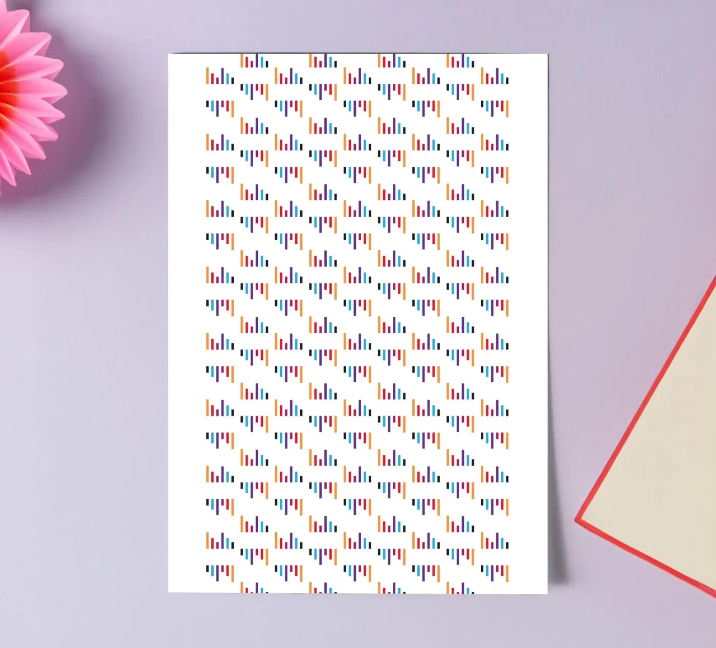 Parallel Lines #1 sticker sheet by kathrinmay