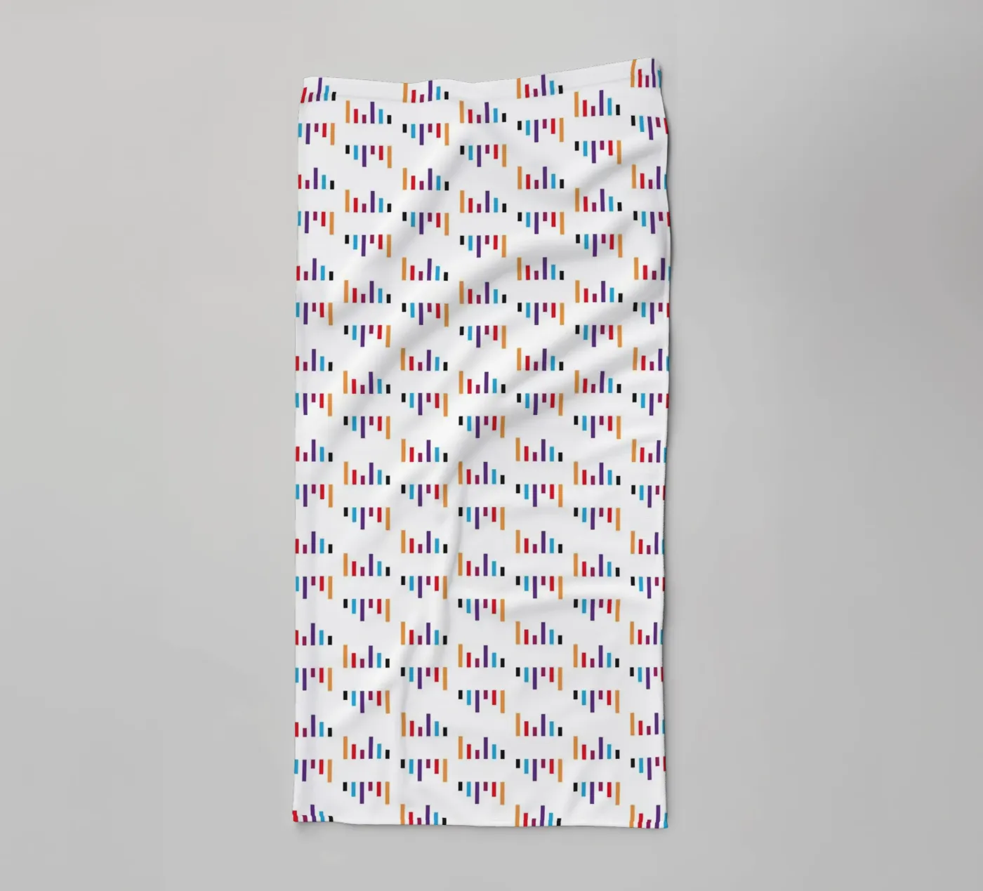 Parallel Lines #1 badhanddoek van kathrinmay