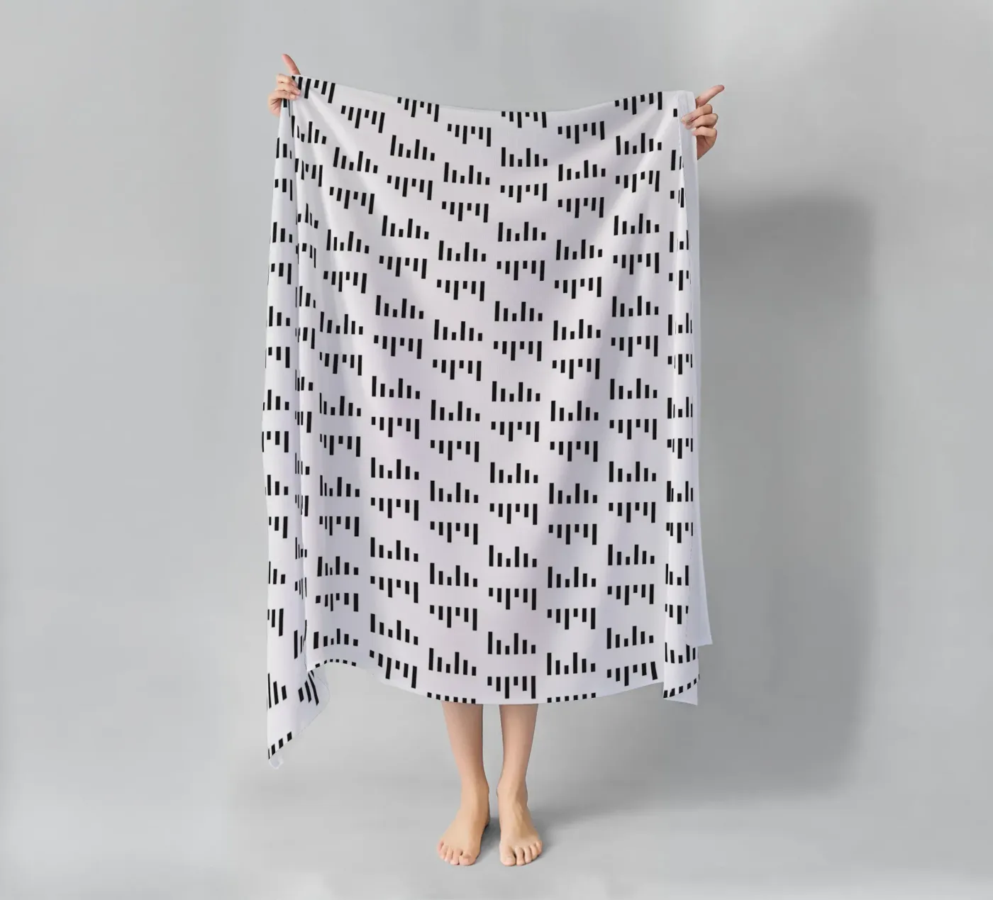 Parallel Lines #3 strandhanddoek van kathrinmay