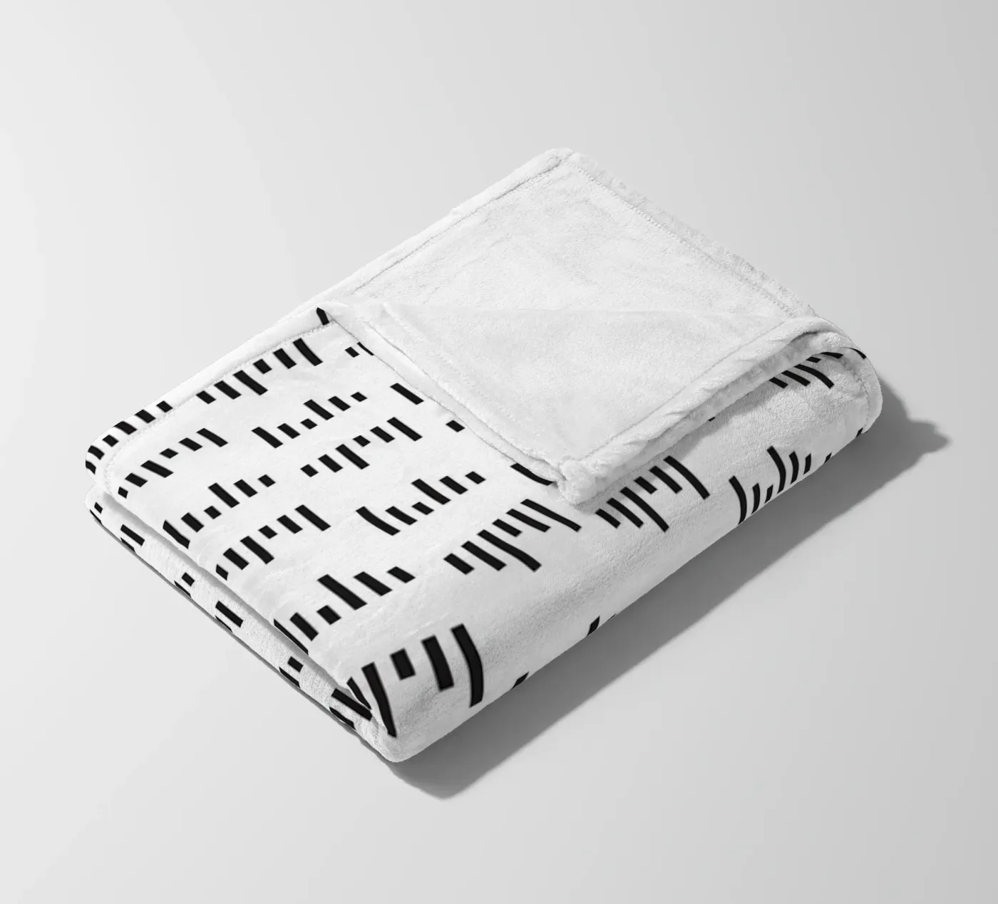 Parallel Lines #3 fleece blanket by kathrinmay