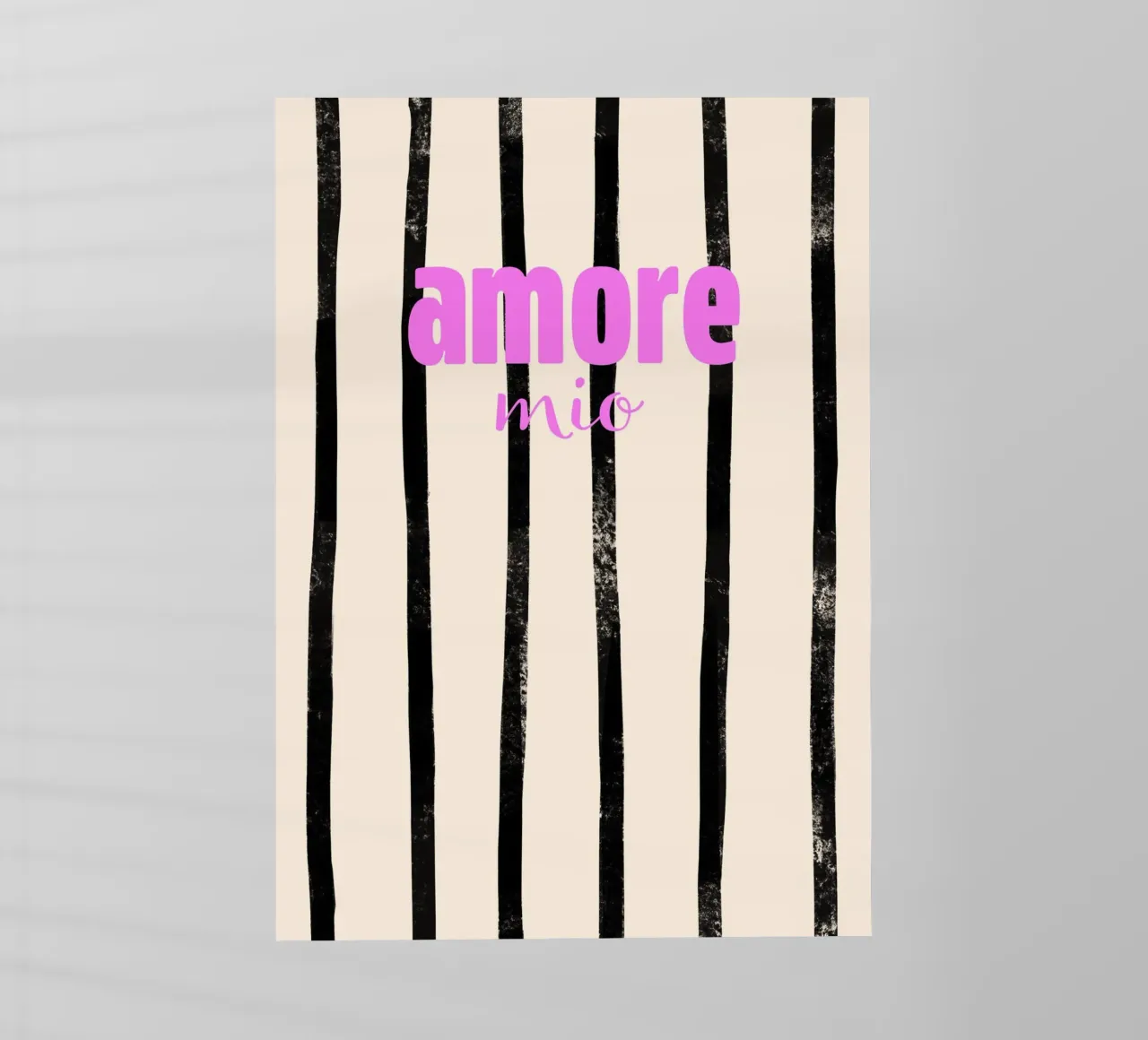 Amore mio pellicola backlit da Poster Print Studio