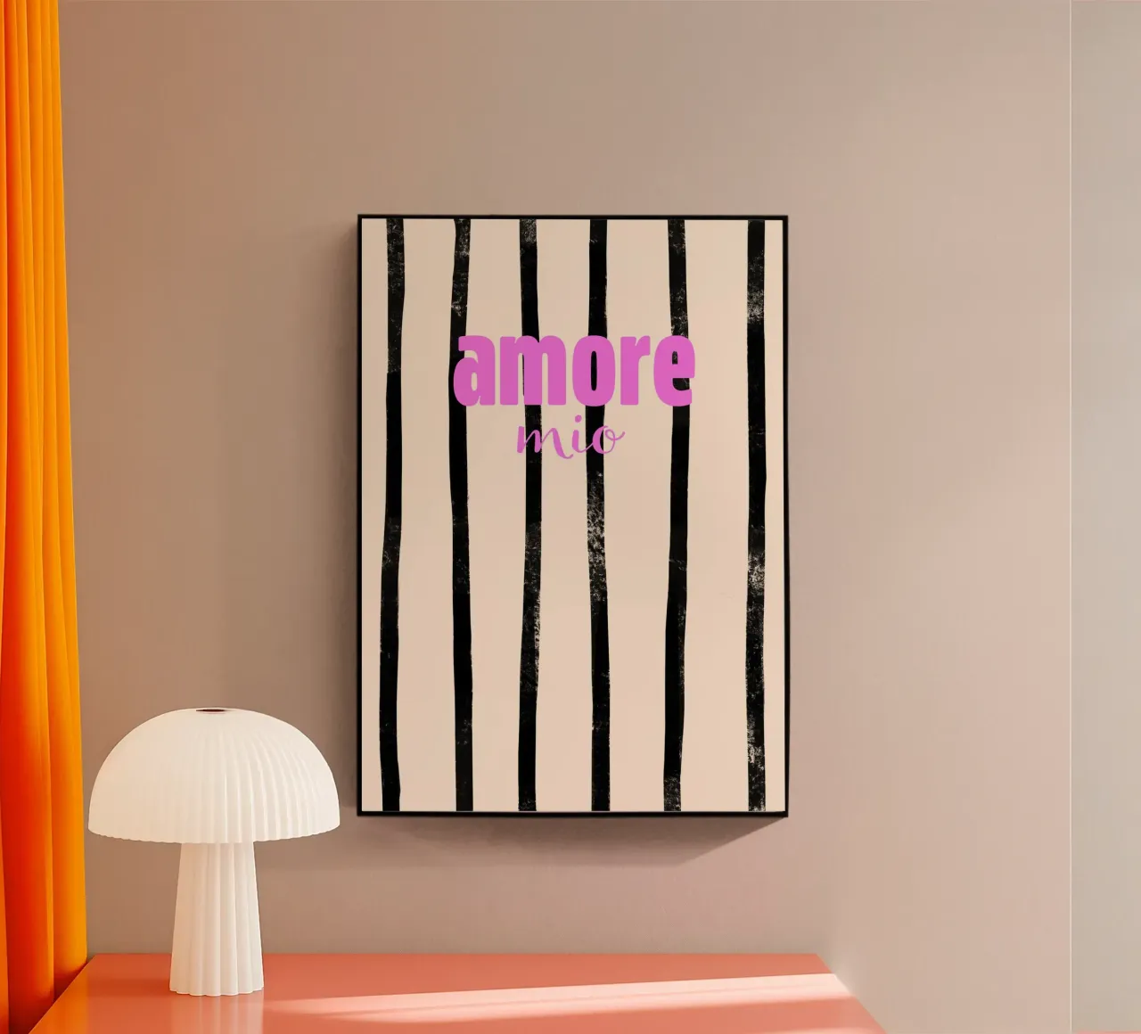 Amore mio plexiglass da Poster Print Studio