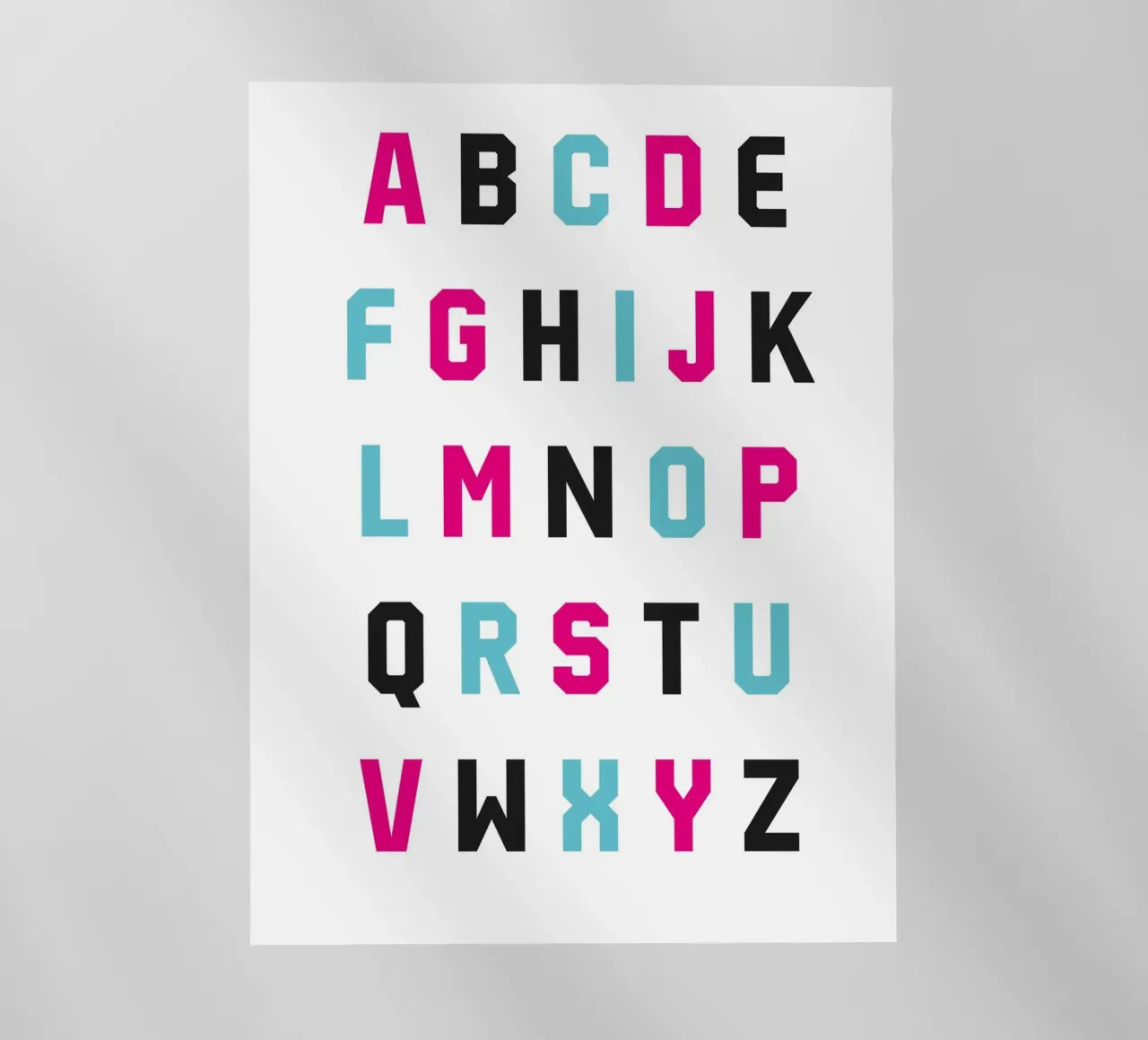 Typography Alphabet #1 pellicola backlit da kathrinmay