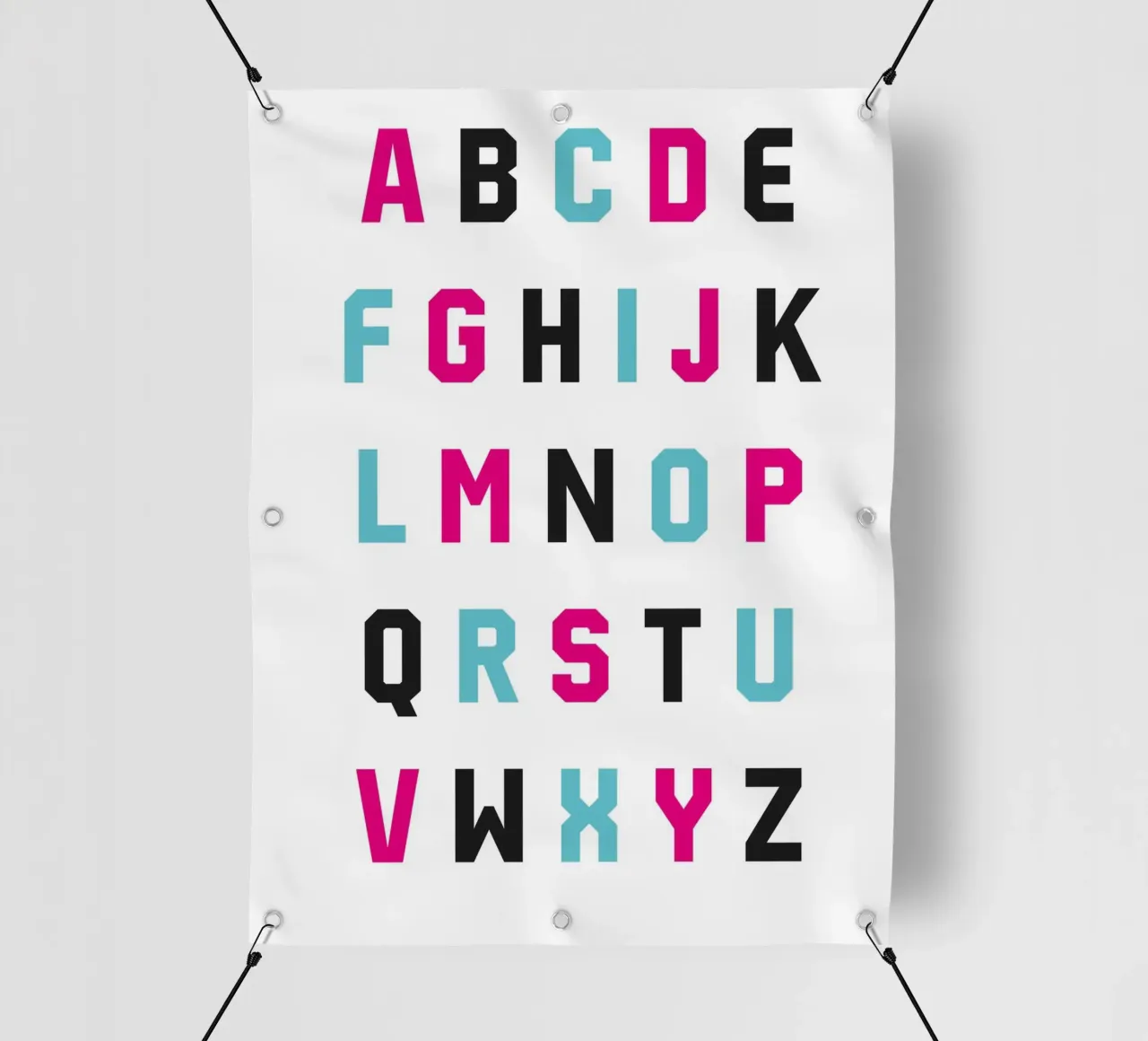 Typography Alphabet #1 telo in pvc da kathrinmay
