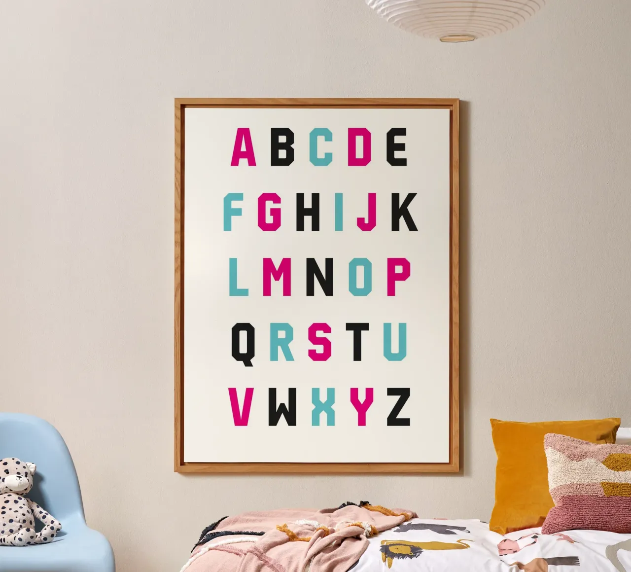 Typography Alphabet #1 alluminio dibond da kathrinmay