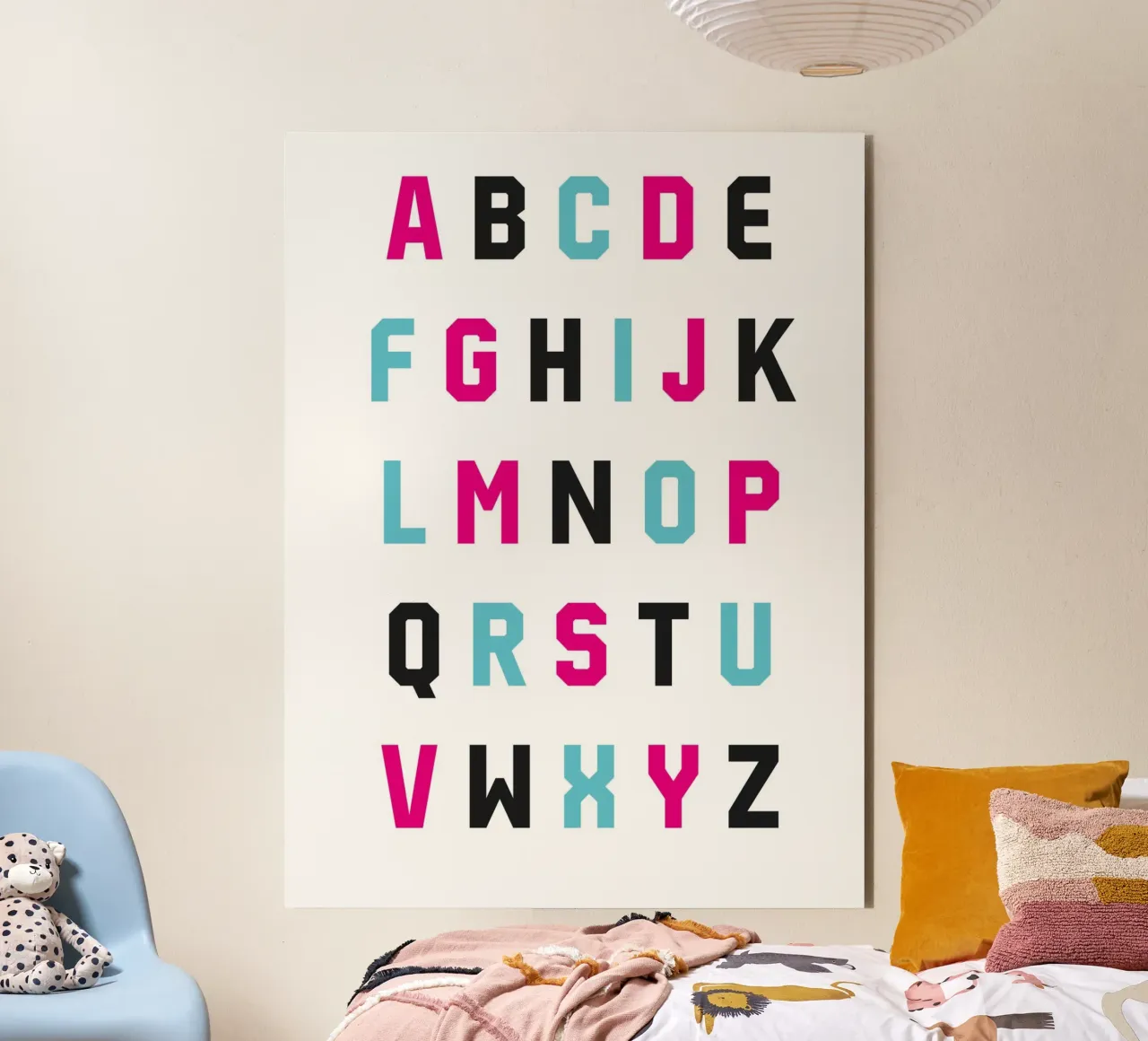 Typography Alphabet #1 alluminio dibond da kathrinmay