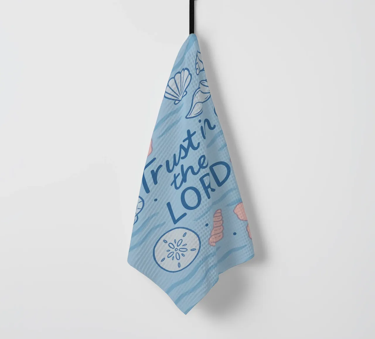 Trust in the Lord, Beachy Art Print torchon de vintagepod