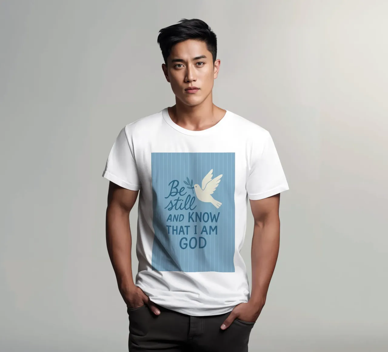 Sii tranquillo e sappi che io sono Dio t-shirt da vintagepod