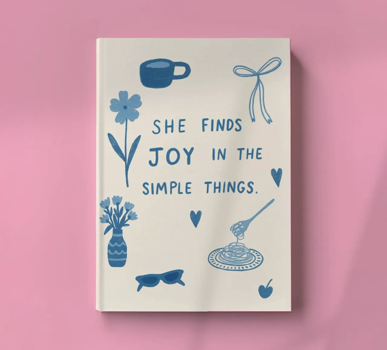 She Finds Joy in the Simple Things notebook by vintagepod