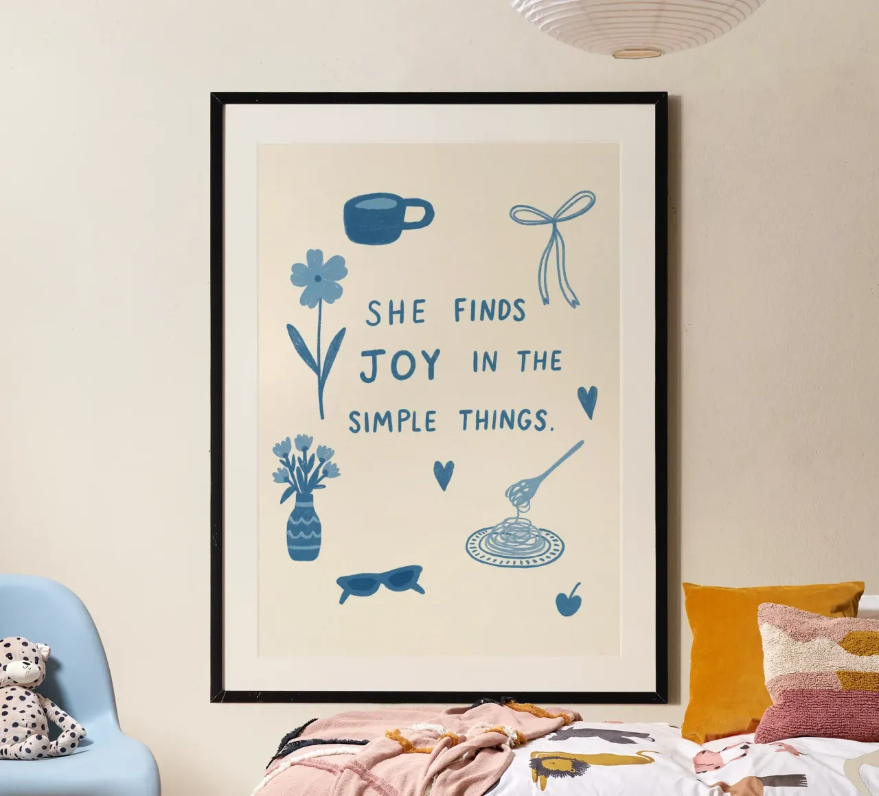 Trova la gioia nelle cose semplici poster da vintagepod