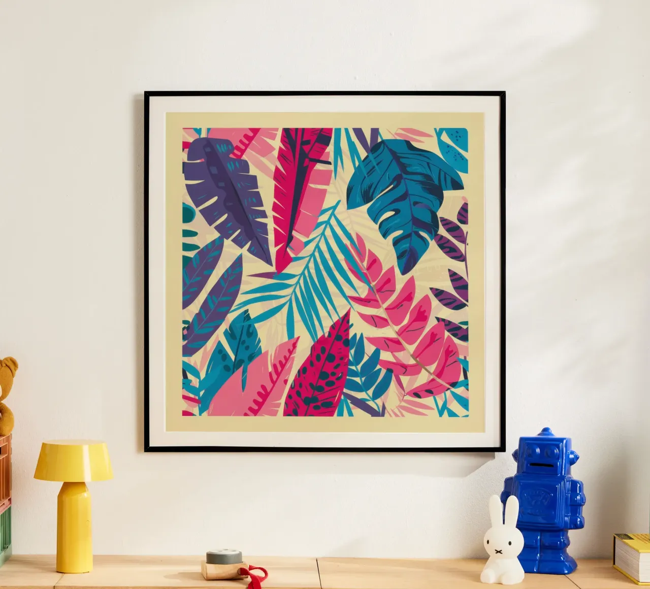 Vibrante pop tropicale poster da Heaven Craft