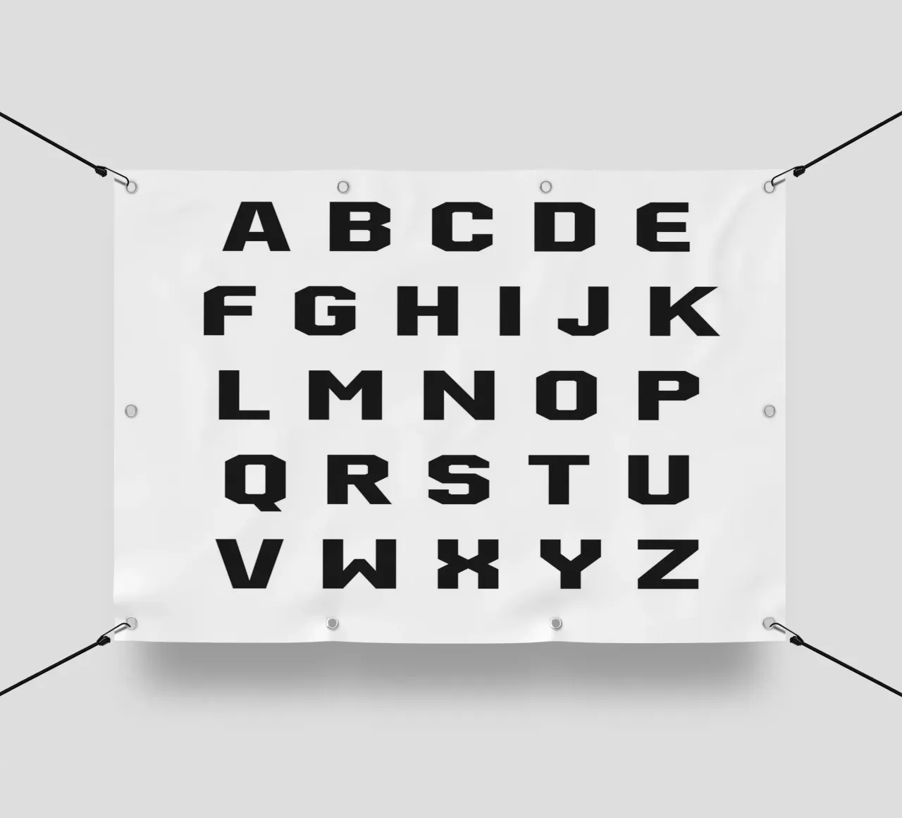 Typography Alphabet #2 telo in pvc da kathrinmay