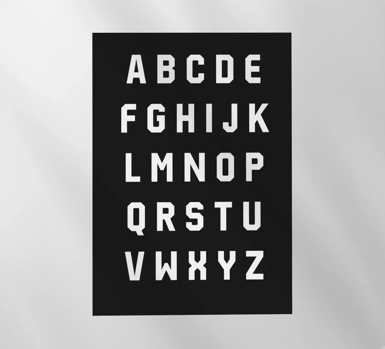 Typography Alphabet #3 pellicola backlit da kathrinmay
