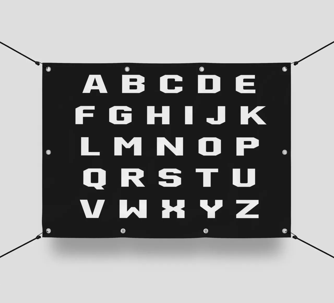 Typography Alphabet #3 telo in pvc da kathrinmay