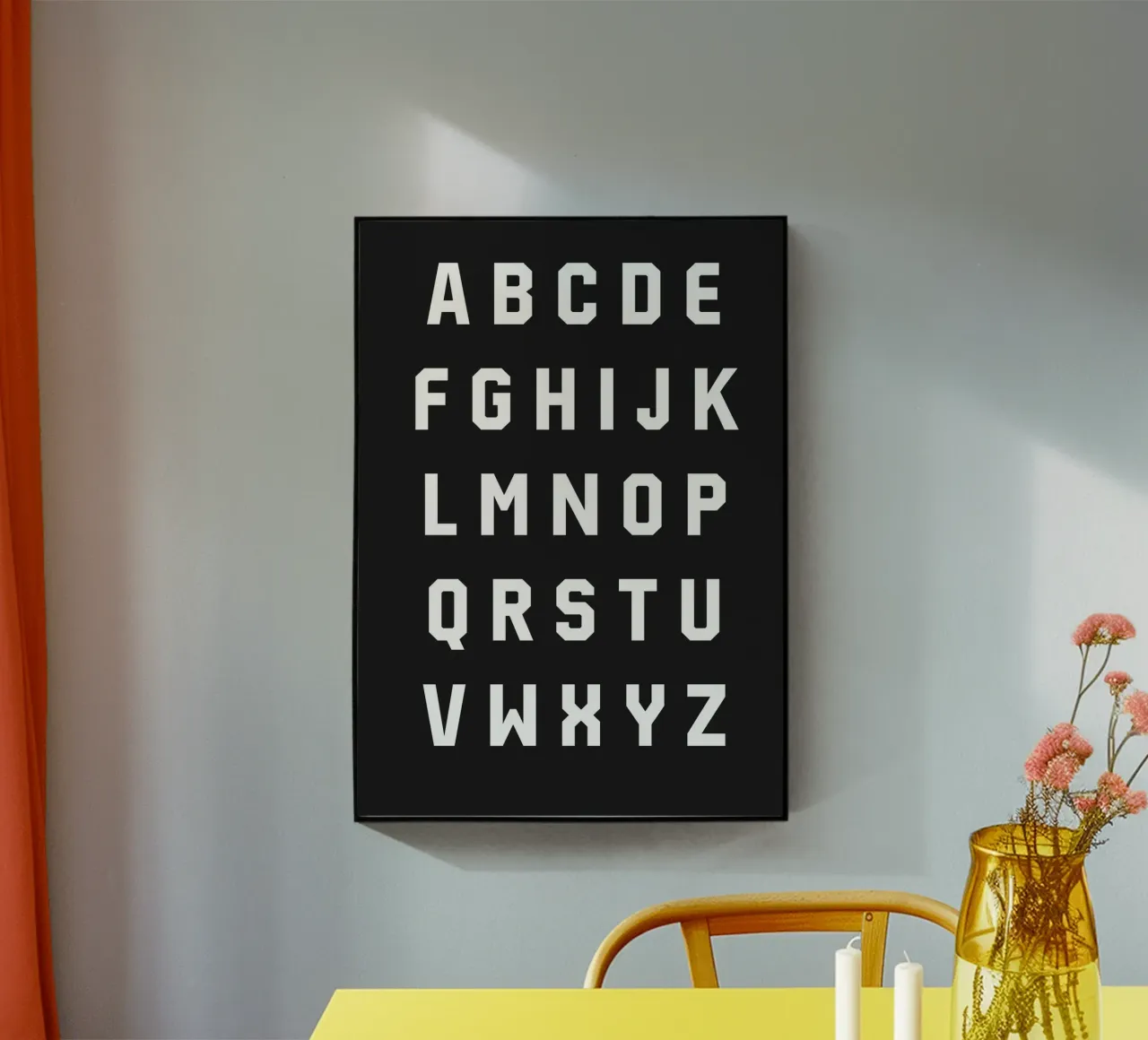 Typography Alphabet #3 plexiglass da kathrinmay