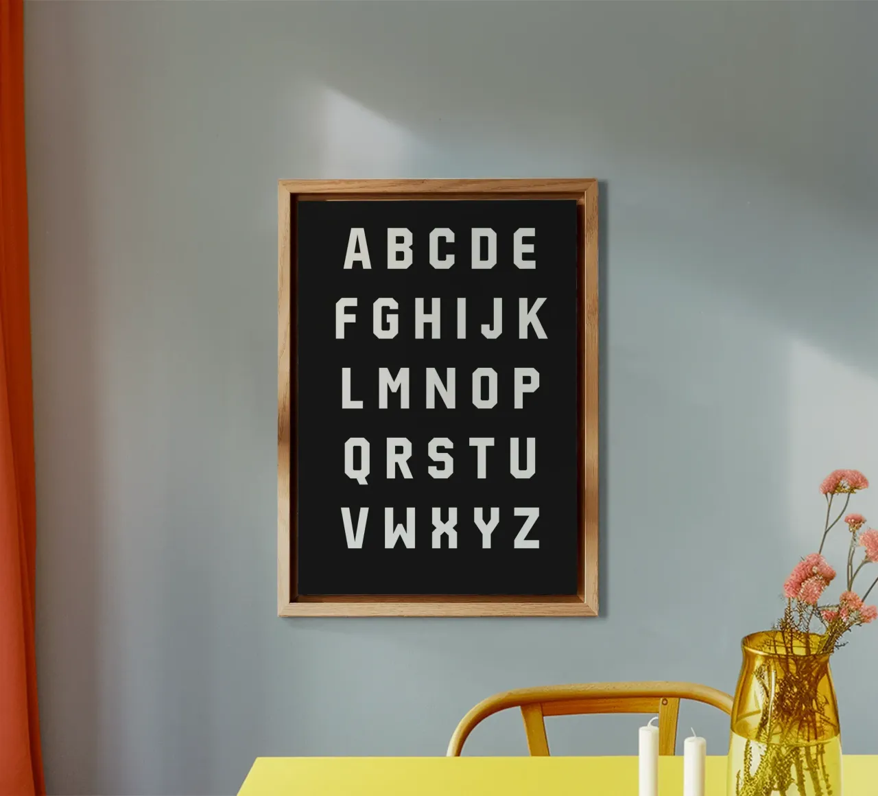 Typography Alphabet #3 alluminio dibond da kathrinmay
