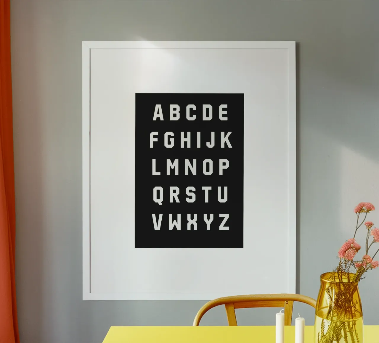 Typography Alphabet #3 poster da kathrinmay