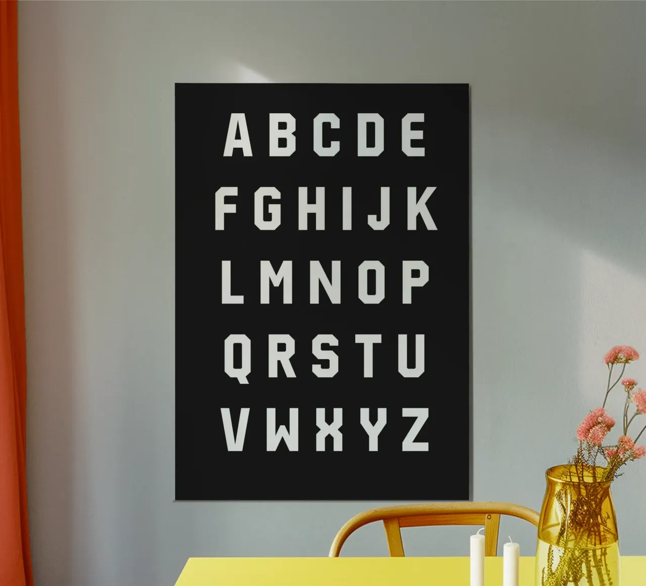 Typography Alphabet #3 poster da kathrinmay