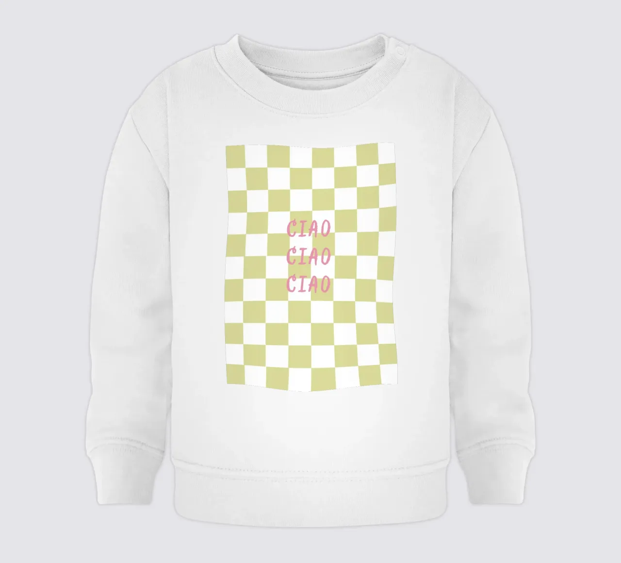 ciao ciao ciao felpa neonato da Poster Print Studio