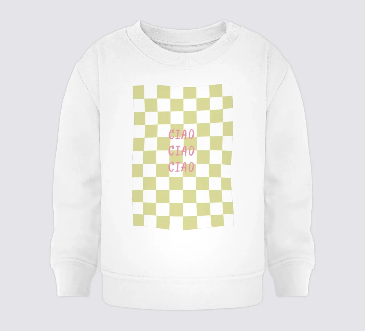 ciao ciao ciao felpa neonato da Poster Print Studio