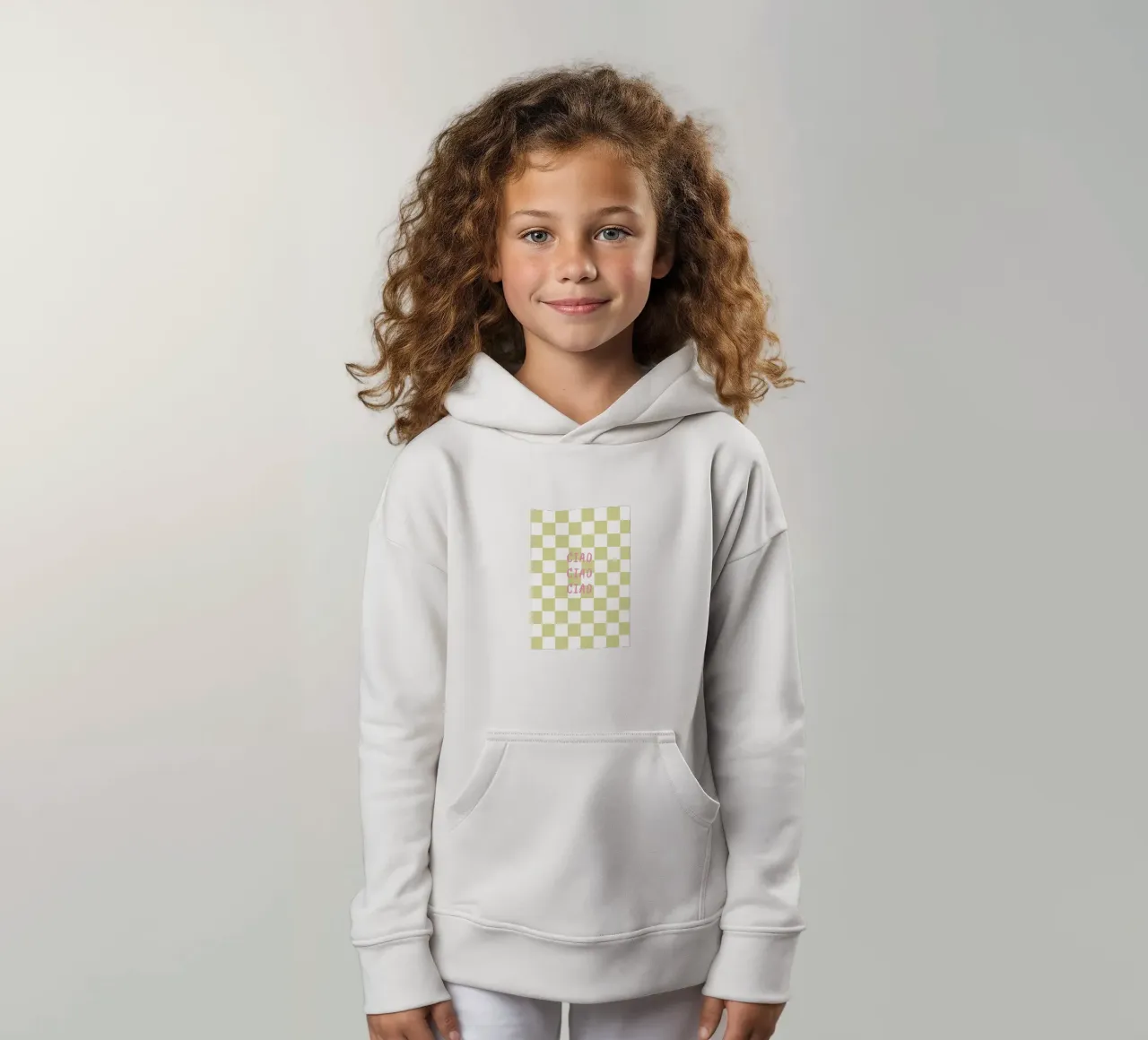 ciao ciao ciao felpa bambino con cappuccio da Poster Print Studio