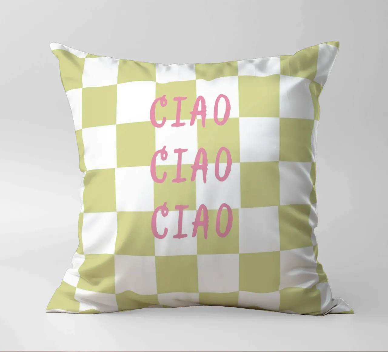 ciao ciao ciao cuscino da Poster Print Studio