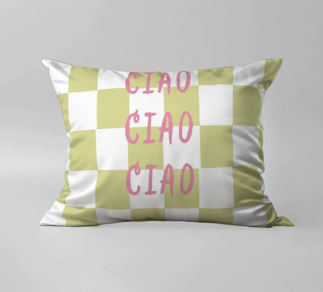 ciao ciao ciao cuscino da Poster Print Studio