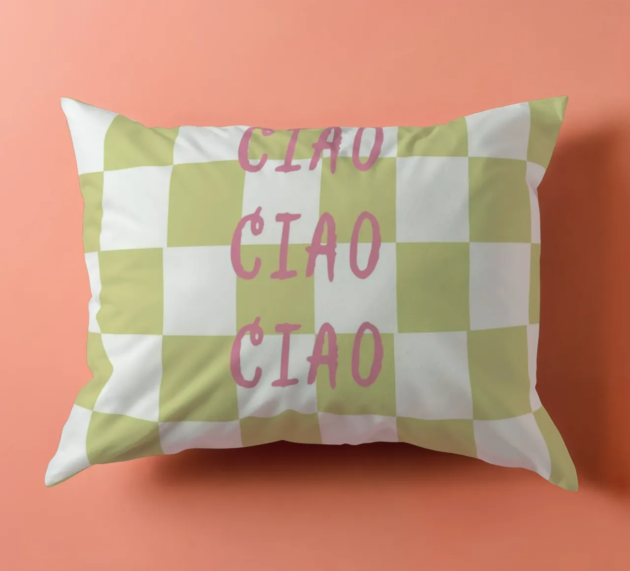 ciao ciao ciao cuscino da Poster Print Studio