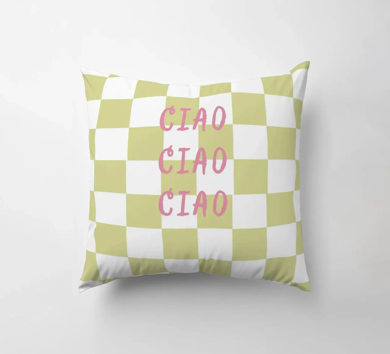 ciao ciao ciao cuscino da Poster Print Studio