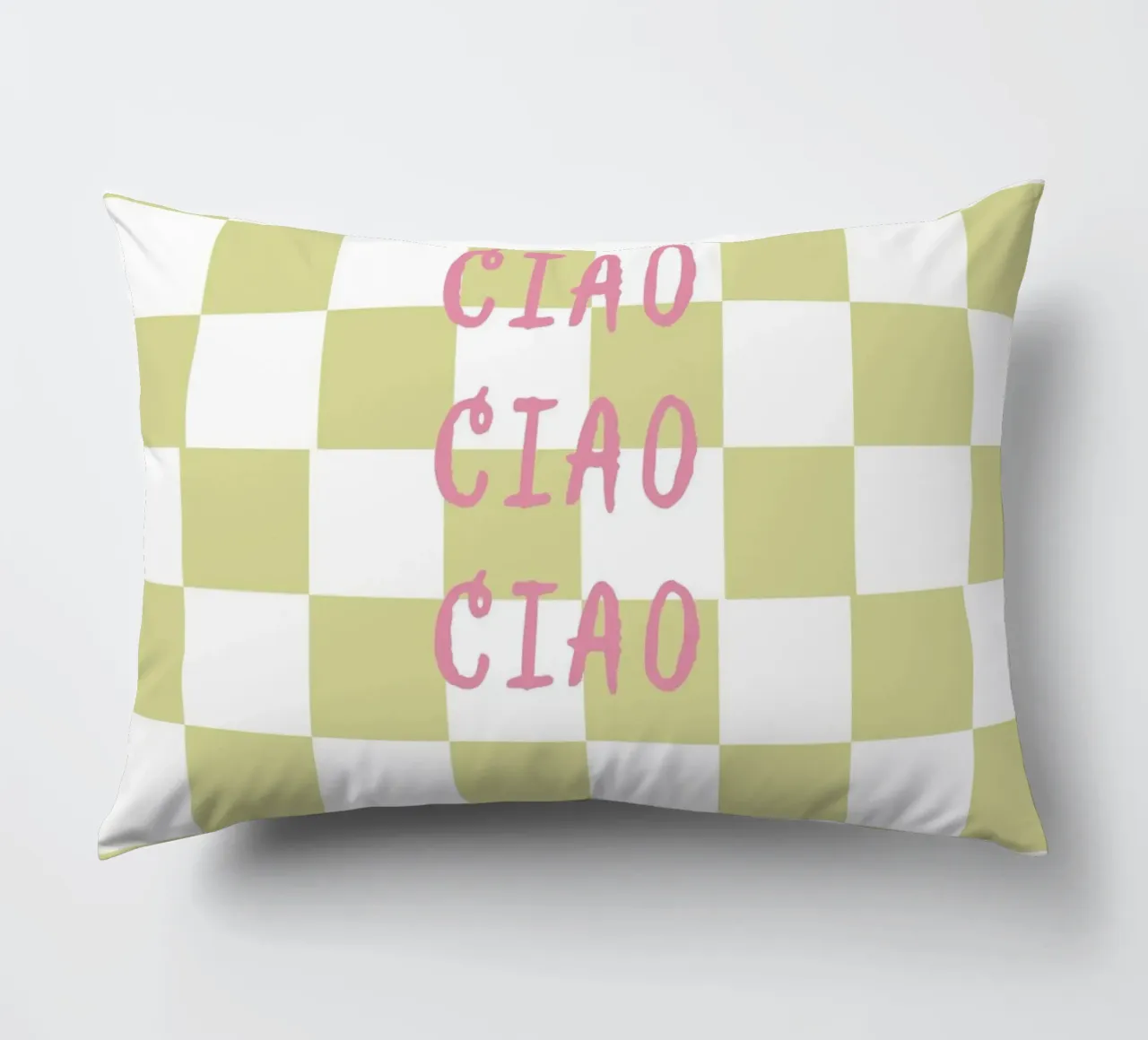 ciao ciao ciao cuscino da Poster Print Studio