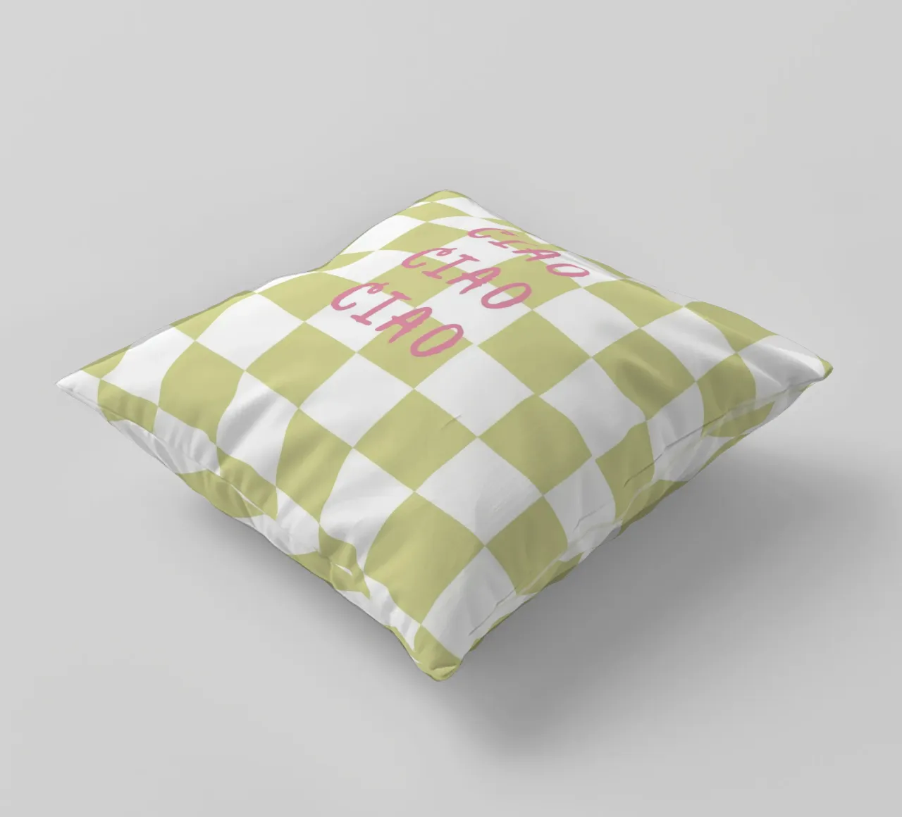 ciao ciao ciao cuscino da Poster Print Studio