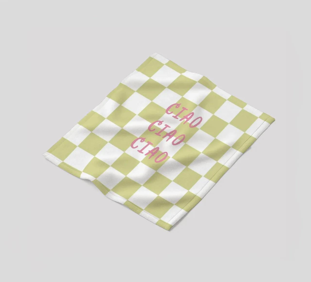 ciao ciao ciao coperta in pile da Poster Print Studio