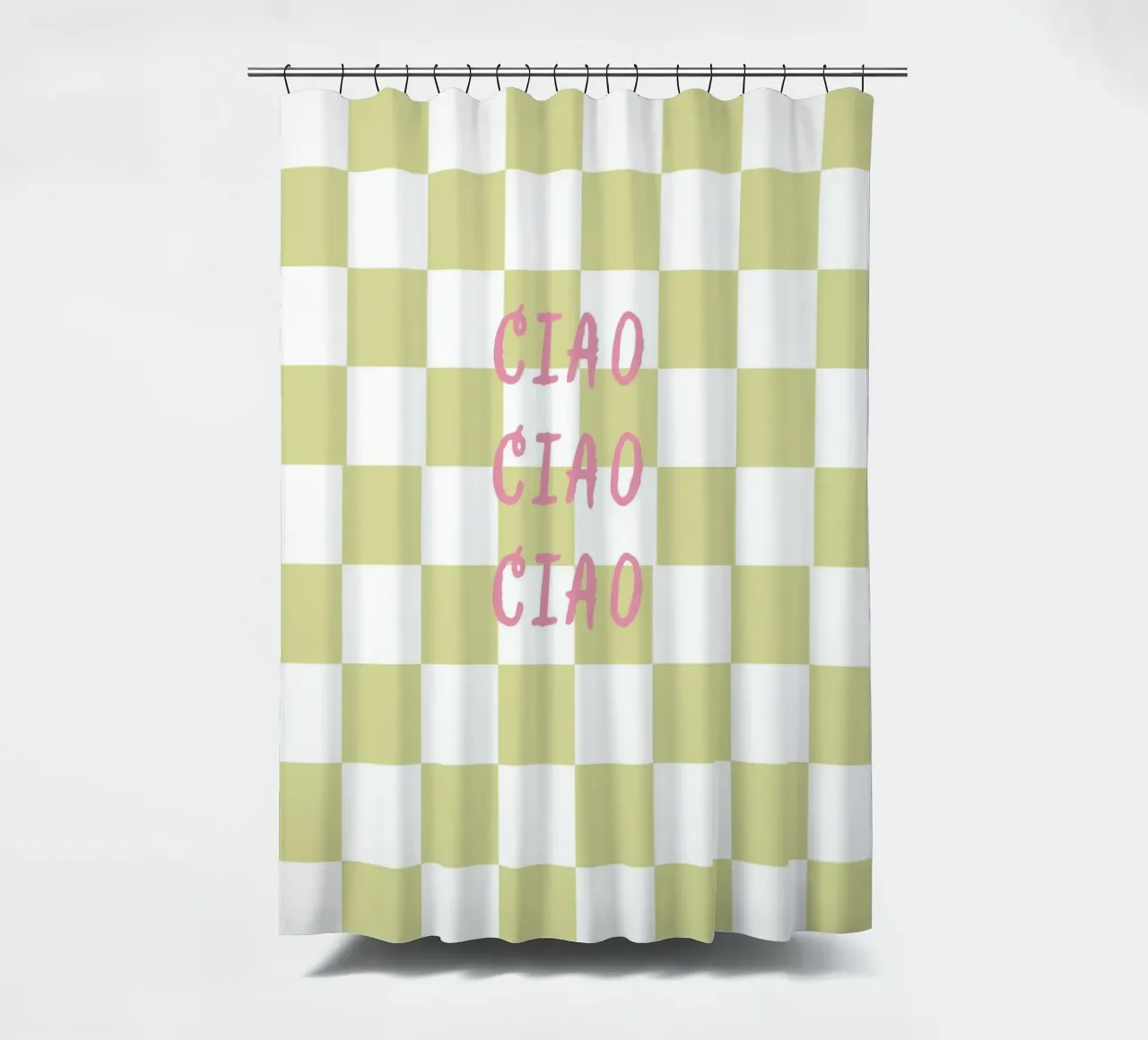 ciao ciao ciao tenda da doccia da Poster Print Studio