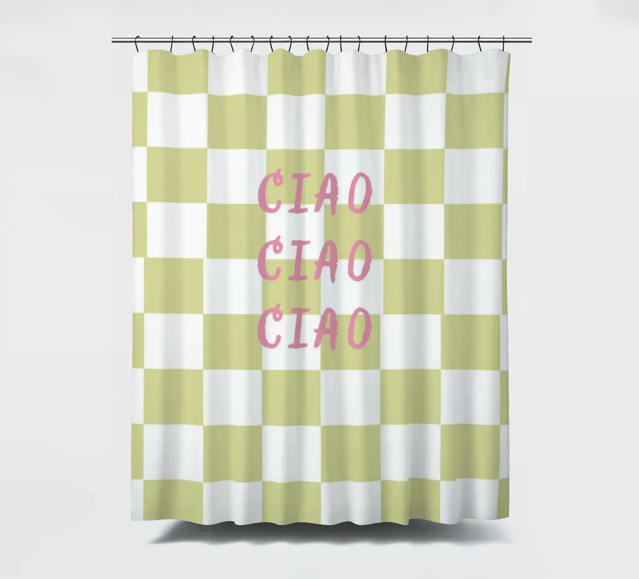 ciao ciao ciao tenda da doccia da Poster Print Studio